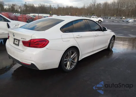 2018 BMW 430I Gran Coupe xDrive z USA, uszkodzony, nr VIN WBA4J3C53JBL03266